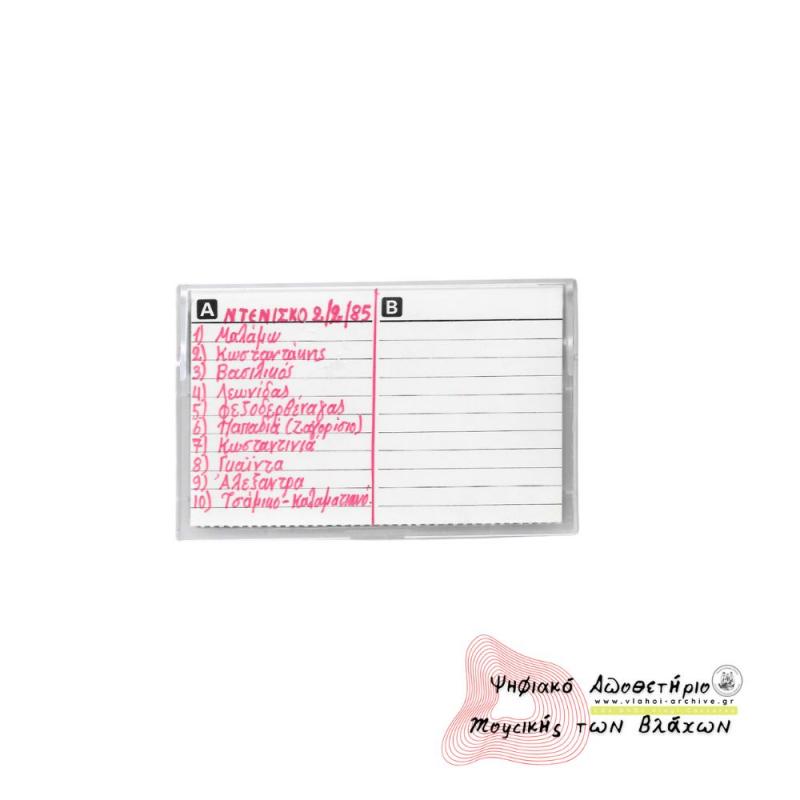 Ντενισκο Συγκρότημα Τρομαρα 2 Φεβρουαρίου 1985