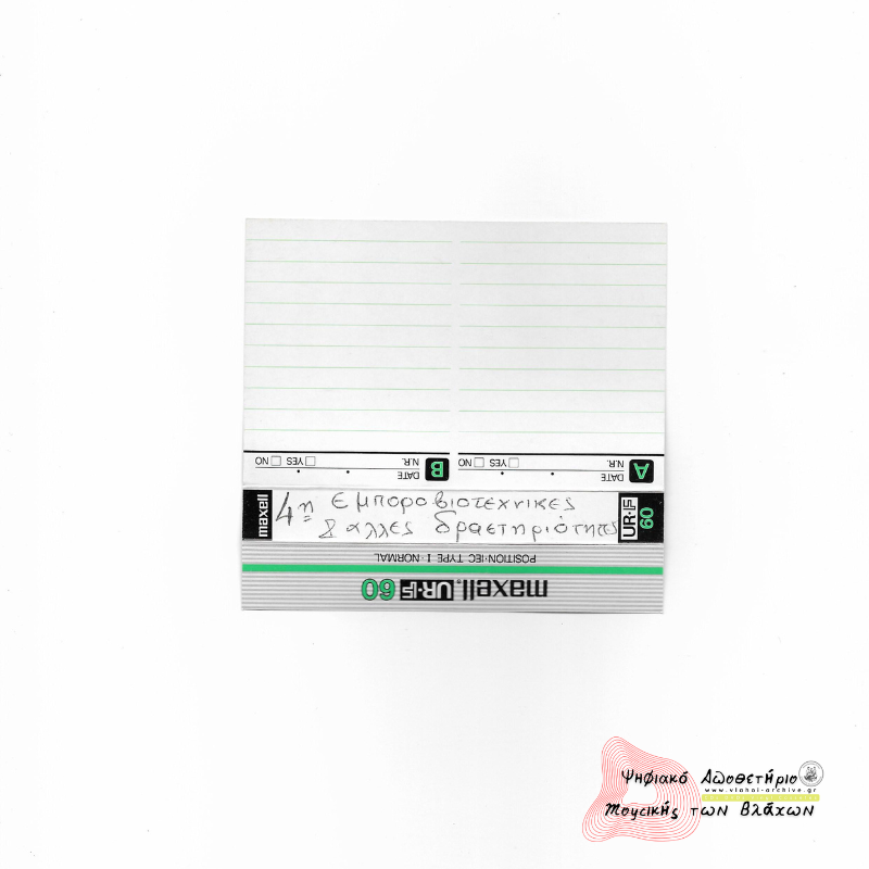 4η εκπομπή - εμποριοβιοτεχνικές κ' άλλες δραστηριότητες